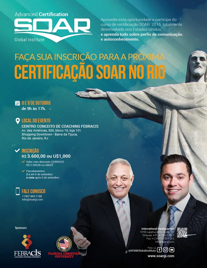SOAR Certification, Rio de Janeiro (RJ)